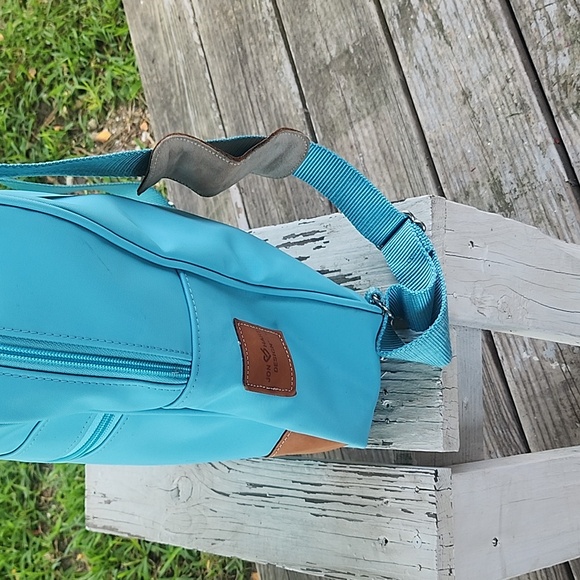 Jon Hart Backpack In Ocean Blue Coated Canvas-Size Large - Picture 2 of 12